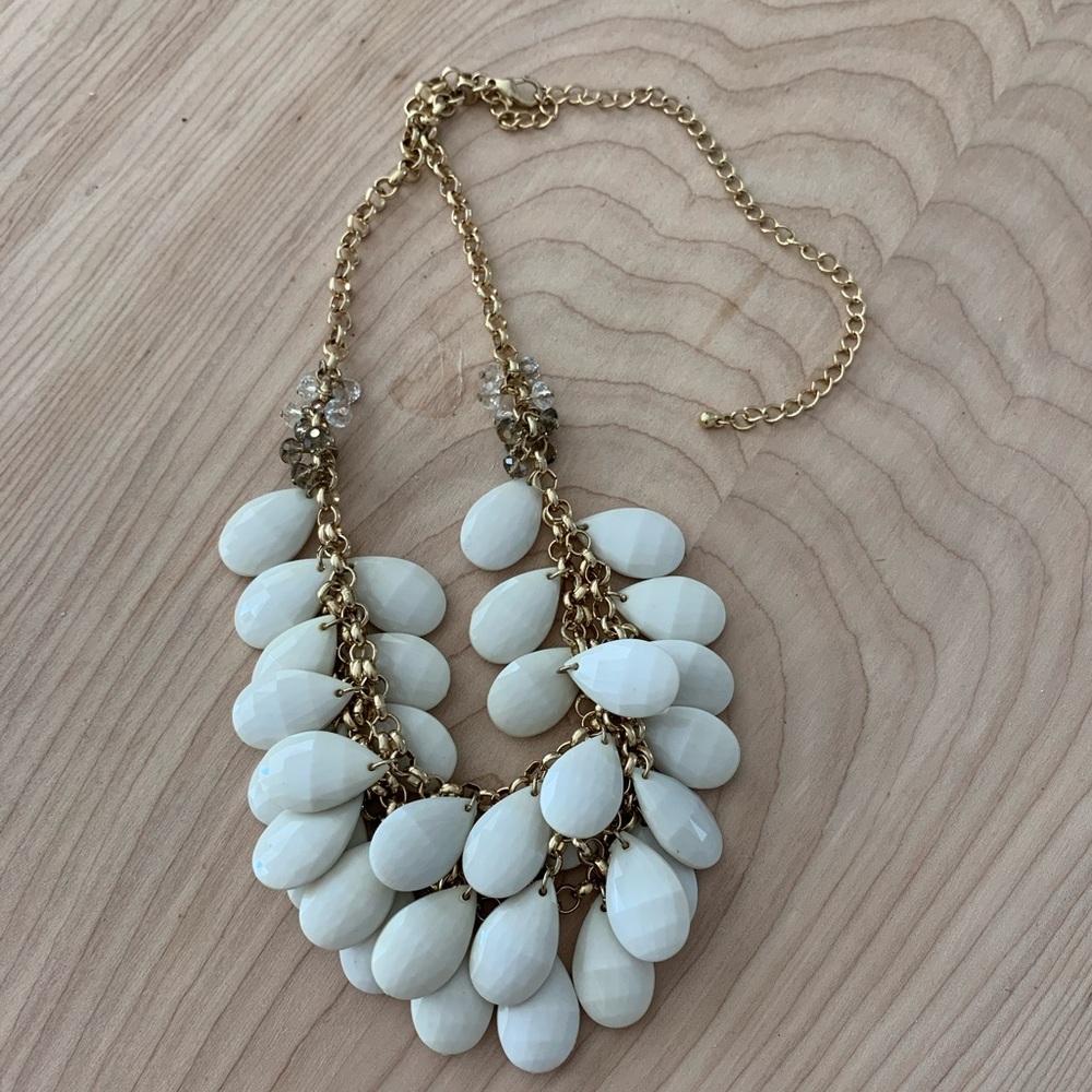 Ivory bead necklace